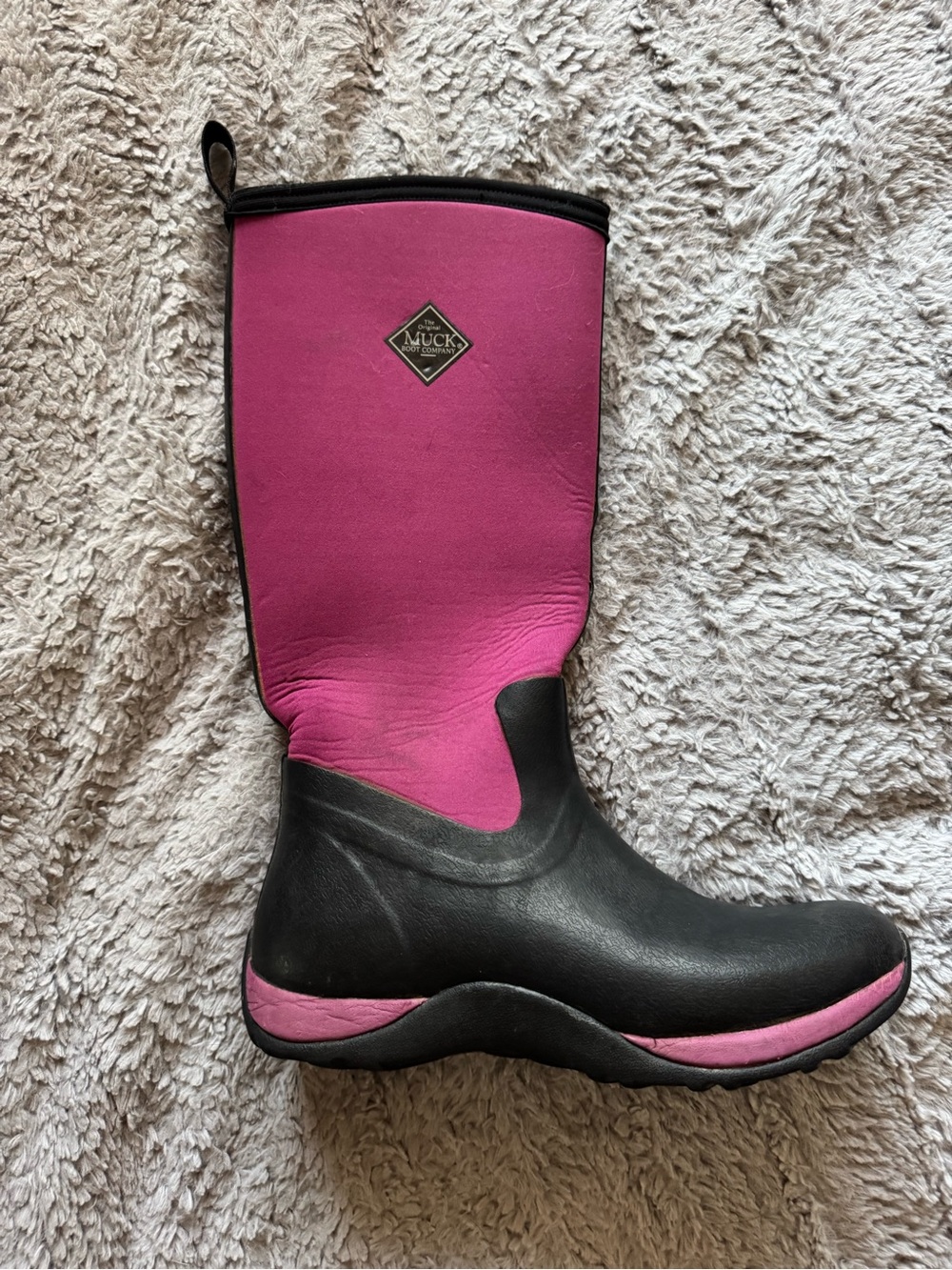 MUCK BOOTS Women's Pink Waterproof Knee High Boots Size 10 - Picture 9 of 13
